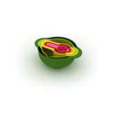 6 Piece Nesting Bowl Set in Multicolor
