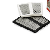 Fold Flat Grater in White