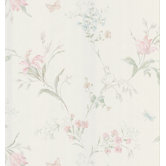 Mirage Signature V Butterfly Floral Trail Wallpaper in Pastel