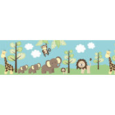 Kids World Jungle Friends Wallpaper Multicolor Jungle Wallpaper
