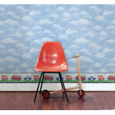 Kids World Azure Light Blue Sky Wallpaper