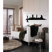 Euro New York Skyline Wall Decals