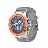 Active Precision 2.0 Watch in Taupe / Orange