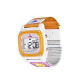 Shark Clip Watch in Taupe / Neon