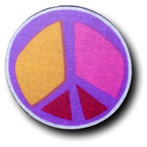 Peace Purple 5 Drawer Knob