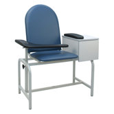 Padded Blood Drawing Chair with Drawer