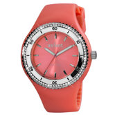 Exotic Ladies Watch with Salmon Band