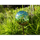 Recycled Glass Solar Garden Stake Light