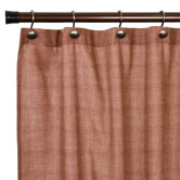 Regatta Small Textured Check Shower Curtain