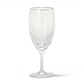 Vintage Jewel Platinum Crystal Iced Beverage Glass