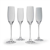Tuscany Classics Crystal Champagne Flutes, Set of 4