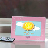 Photo Clock in Pink Stars