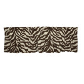 Zebra Valance