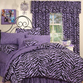 Zebra Lavender Bed-in-a-Bag Collection
