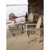 Casual Adirondack 5 Piece Dining Set