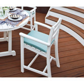 Trex Outdoor Monterey Bay Counter Height Chair with Cushion