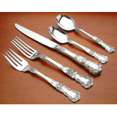 Gorham Buttercup 5 Piece Dinner Flatware Set with Cream Soup Spoon