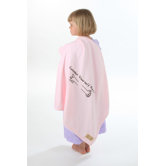 Marshmallow Plush Blanket in Bubble Gum Pink with Chocolate Hug