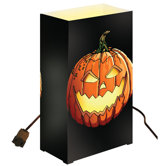 10 Count Electric Luminary Kit with Jack O'Lantern Design
