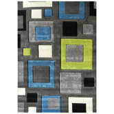Studio 601 Charcoal Geometric Design Rug