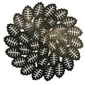 Season Leaf Shallow Bowl