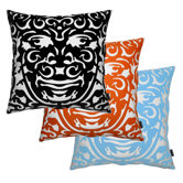 Triton 1 Throw Pillow in Black