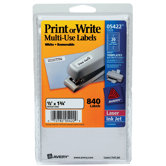 1.75" Print Or Write Label