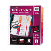Ready Index ExtraWide Dividers in Multi