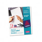 Index Maker Label Unpunched Divider, Set of 5