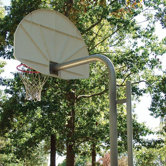 Reinforced Bent Post Backstop