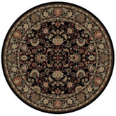 Oriental Classics Mahal Black Rug