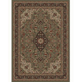 Oriental Classics Medallion Green Rug