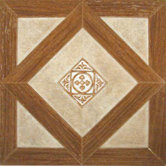 Madison 12" x 12" Vinyl Woodtone / Stone Tiles (Set of 9)