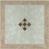 Vinyl Small Checkerboard Floor Tile (Set of 20)