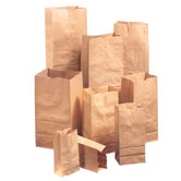 5 Kraft Paper Bag in Brown