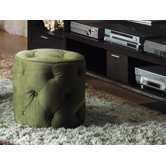 Curves Fabric Ottoman