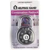 Chrome Plated Combination Padlock