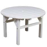 Lifestyle Poly Resin Occasional Chat Table