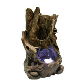 Tree Trunk Fiberglass Fountain
