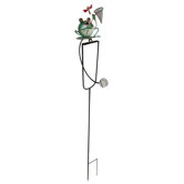 Frog Teeter Totter Garden Stake