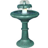 2 Tiered Fountain with Light