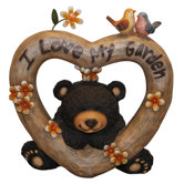 Heart Bear Statue