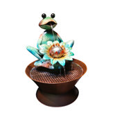Metal Frog Fountain