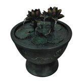 Fiberglass Lotus Pot Fountain