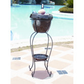 Duetto Elevated Planter & Beverage Cooler - Cognac