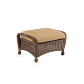 North Mowing All Weather Wicker Ottoman