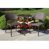 Vento Due All Weather Wicker Bistro Set