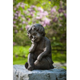 Child Resting Garden Statue
