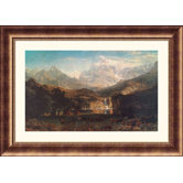 The Rocky Mountains, 1863 Bronze Framed Print - Albert Bierstadt