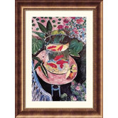 Goldfish Bronze Framed Print - Henri Matisse